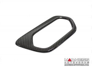 Alfa Romeo Giulia Front Sensor Frame Cover - Carbon Fiber - Quadrifoglio
